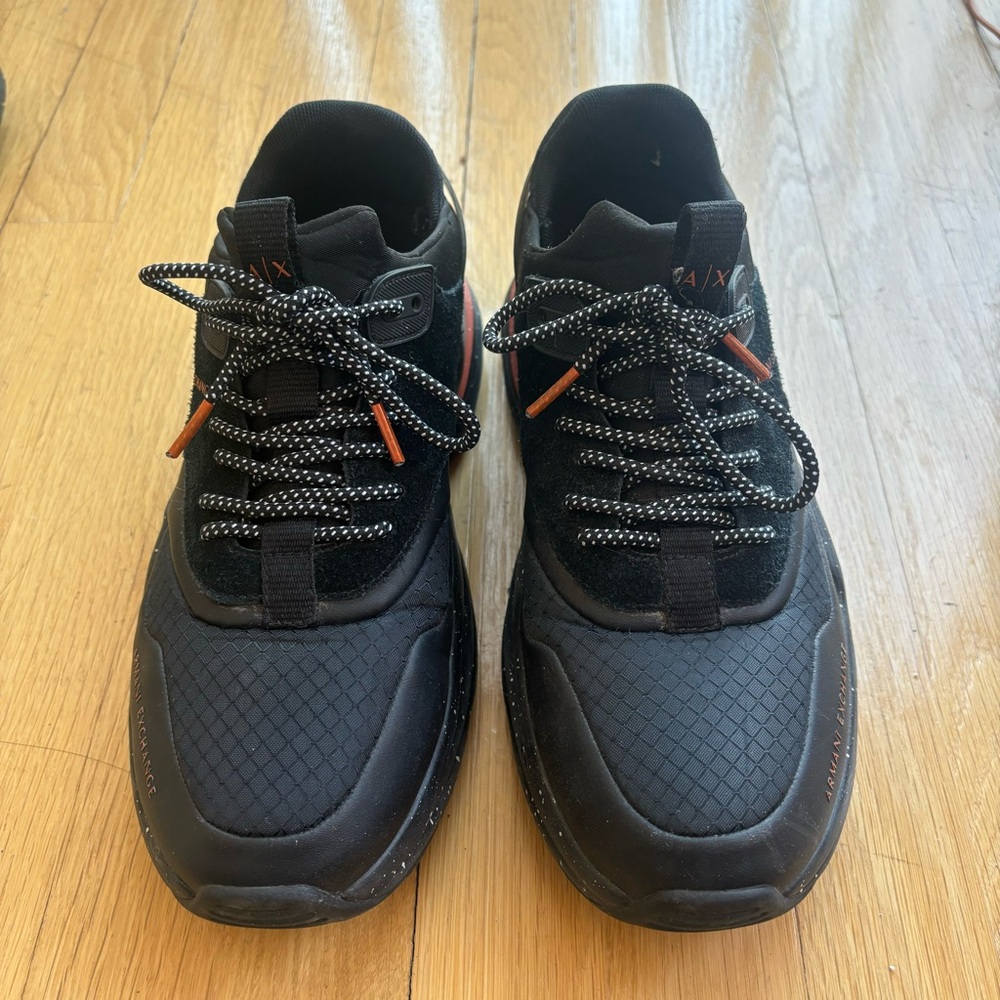 Armani Exchange Men’s Black Sneakers